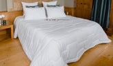 COLAS NORMAND - Plapumă împotriva acarienilor și bacteriilor - Temperată - 280 X 240 Cm - Efect de lungă durată - Igienă perfectă - Microfibre - Moale și confortabile - Lavabilă Plapumi si pilote Naty Shop Titlu implicit