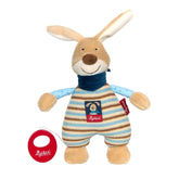 SIGIKID 39265 cutie muzicală Semmel Bunny fete și băieți jucărie pentru copii recomandată de la naștere albastru/bej Jucarii Bebe Naty Shop Albastru/bej