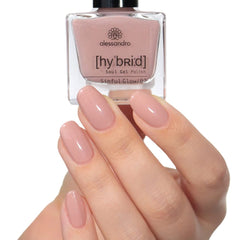 Alessandro Sinful Glow HYBRID Nagellack – Nude-Ton – Perfekte Nägel in nur 3 Schritten, ohne LED – hält bis zu 10 Tage! 8 ml