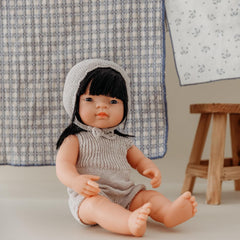 Miniland Babypuppe asiatisches Mädchen 38cm-31056, Zufällig