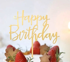 Nicht essbare Dekoration, Topper, Happy Birthday