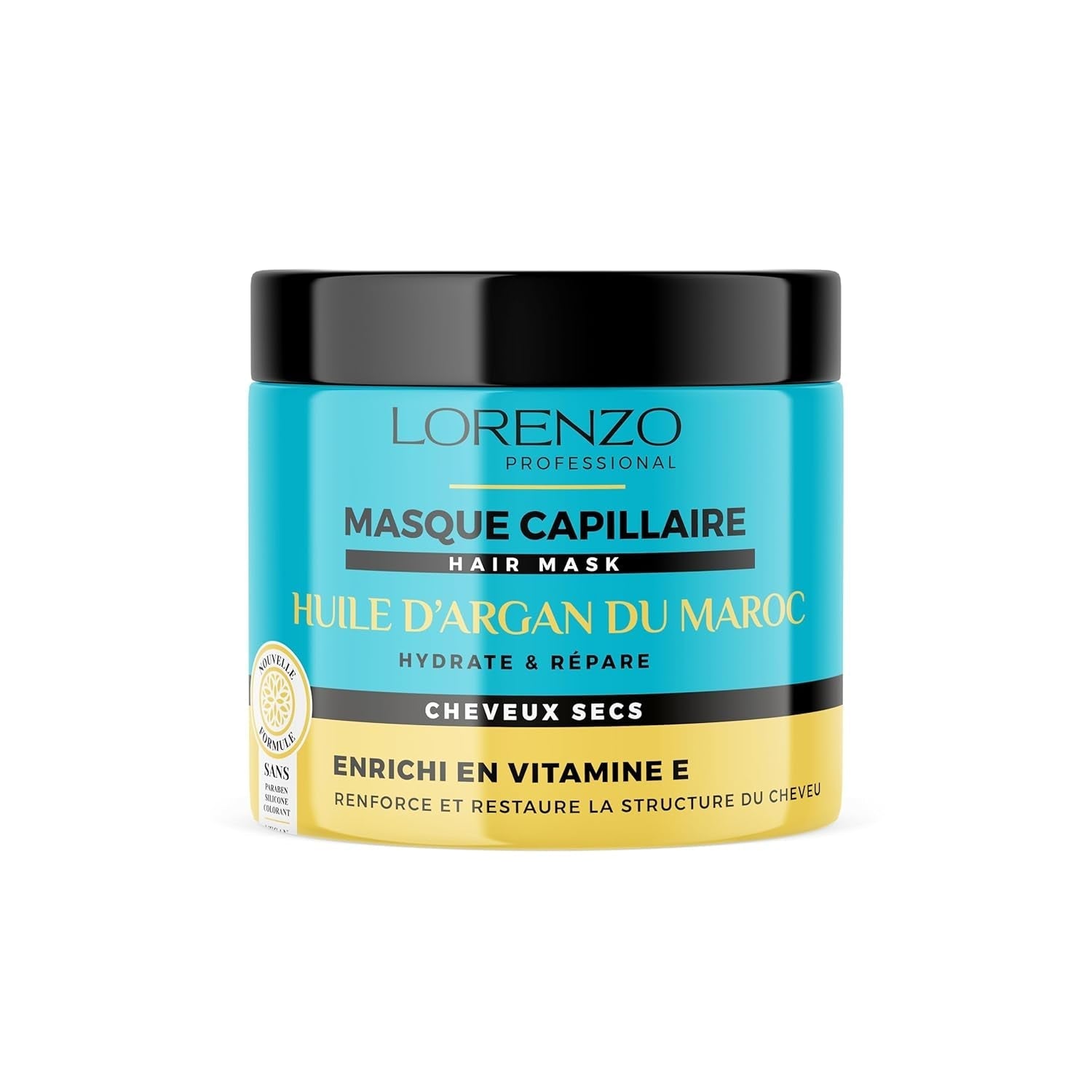 Mască de păr cu usturoi negru (păr fragil) 500 ml Masca de par Naty Shop Uleiul de argan