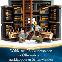 LEGO Harry Potter Ollivanders & Madam Malkins Anzüge, Länder der Winkelgasse, Kinderspielset, Zaubererspielzeug, Fantasy-Geschenke für Mädchen, Jungen und Fans ab 8 Jahren 76439 Bausets Besuche den LEGO-Store