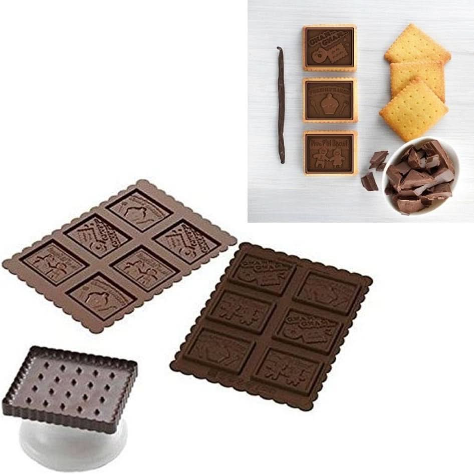 Silikomart 22.164.77.0165 CKC04, Ausstecher, Silikon-Gnam-Gnam-Form, 6 Mulden. (CKC04) Küche Naty Shop