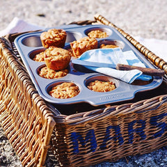 Backformen und Muffinblech aus aluminisiertem Stahl von Kitchenaid, antihaftbeschichtet, ofenfest, spülmaschinenfest, Grau, Naty Shop Backformen und -bleche