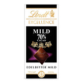 Lindt-Schokolade | EXCELLENCE Mild Stick 70 % | 100g | Milde dunkle Schokolade mit intensivem Kakaogeschmack | Veganer Schokoriegel