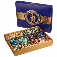 Lindt Schokolade LINDOR Und ROULETTE Mischung | 1473 G| Kugeln Mit Zartschmelzender Füllung Sowie Köstliche | 8 Sorten | Pralinengeschenk | Schokoladengeschenk | Großpackung Naty Shop Lindor Chocolates + Roulette Box Single