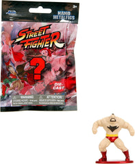 Jada Toys Street Fighter-Figur (1X Mystery-Figur im Blindpack) – Detaillierte Nano-Sammelfigur (4 cm), 1 von 13 Street Fighter-Figuren aus Metall für Fans und Sammler ab 3 Jahren, Wave 1 Actionfiguren Naty Shop