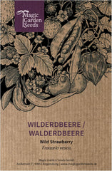 Magic Garden Seeds - SamentĂĽte Wilderdbeere/Walderdbeere (Fragaria Vesca) - Ca. 300 Obstsamen - Aromatische, Alte Sorte - Obst Samen - Garten Geschenk