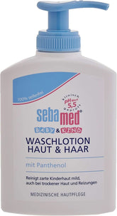 Sebamed Waschlotion für Babys und Kinder, Shampoo und Duschgel, 200 ml (3er Pack) Mutter und Kind Naty Shop