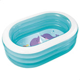 Intex 57482NP – Whale Oval Pool (verschiedene Modelle), Blau, 163 cm L x 107 cm B x 46 cm H