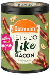 Ostmann Gewürze - Let's Do Like Bacon | Speck-Geschmack für ungewürzte Fleischersatzprodukte | Gewürzsalz für Tofu und vegetarische/vegane Eintöpfe | 80 g in Metalldose recyclebar