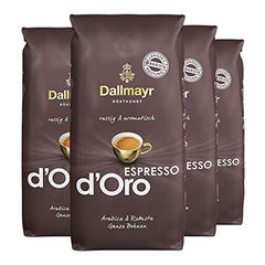 Espresso d'Oro boabe întregi 4x 1000g (4000g) - cafea puternic aromată