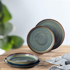 Like. by Villeroy & Boch Crafted Breeze Teller-Set, 4 TLG., Für 2 Personen, Grün Seturi vesela masa Naty Shop