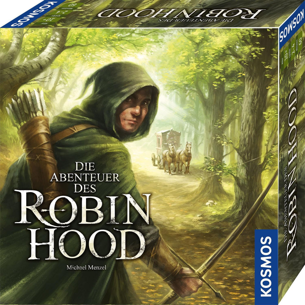 KOSMOS 680565 Die Abenteuer von Robin Hood, nominiert als Spiel des Jahres 2021, kooperatives Abenteuerspiel für die ganze Familie, Brettspiel für 2-4 Spieler ab 10 Jahren