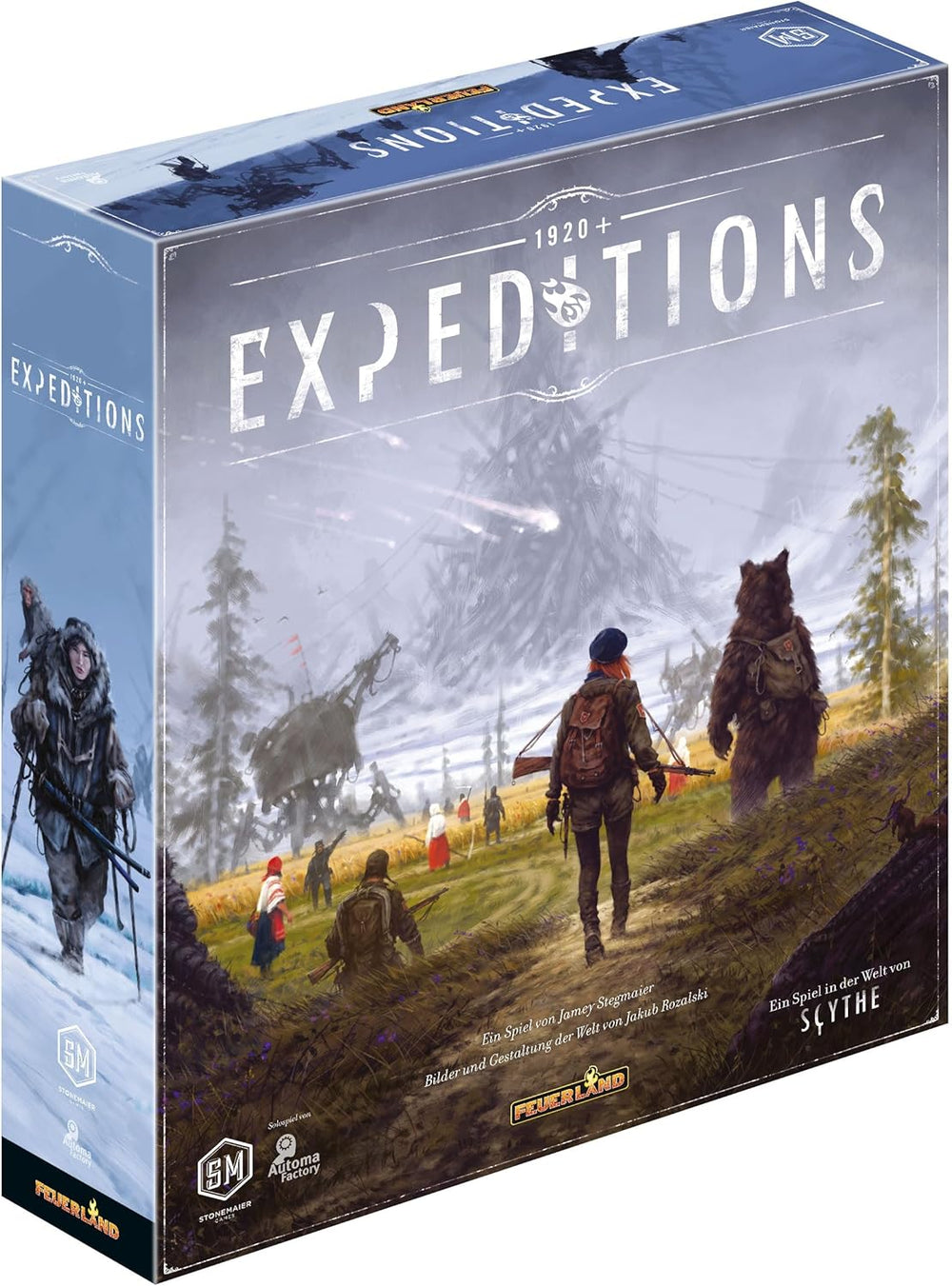 Feuerland Spiele 31025 Brettspiel Expeditionen, Erdtöne