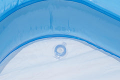 Bestway - Blue Deluxe rechteckiger aufblasbarer Pool, 211 x 132 x 46 cm, Blau/Weiß