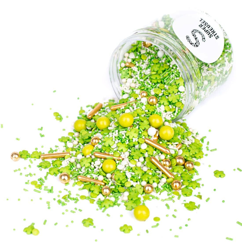 Super Streusel, Glücksbringer, grüne Zuckerstreusel, 90 Gramm Streusel Naty Shop 90 Gramm