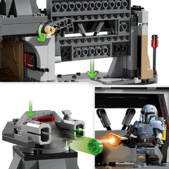 LEGO Star Wars: Das Mandalorianer-Duell zwischen Paz Vizsla und Moff Gideon, Bauspielzeug zum Sammeln für Kinder, Geschenkidee für kreative Jungen und Mädchen ab 7 Jahren, Mandalorianer-Spielzeug 75386 Bausets Beuche den LEGO-Store