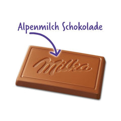 Milka Naps Alpenmilch – Mini-Schokoladenquadrate aus zarter Alpenmilch-Schokolade – 1 x 1,7 kg