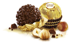 Ferrero Rocher – Knusprige und cremige Walnuss-Pralinen-Spezialität – 5 Packungen mit je 16 einzelnen Pralinen
