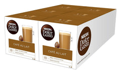 NESCAFÉ Dolce Gusto Café au Lait 96 Kaffeekapseln & Latte Macchiato Caramel, 48 Kaffeekapseln