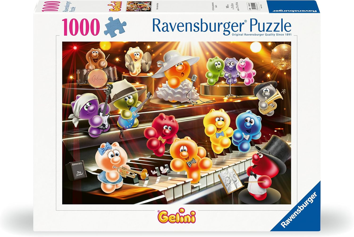 Ravensburger Puzzle 12001251 - Gelini Make Music - Puzzle de 1000 de piese pentru adulți și copii de la 14 ani, Puzzle Naty Shop