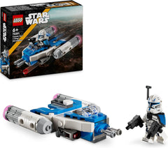 LEGO Star Wars Captain Rex Y-Wing Microfighter, baubares Spielzeug-Sternenschiff Steine zum Sammeln, Giftidee für Jungen und Mädchen ab 6 Jahren 75391