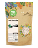 Hafergrütze Wholefood Earth 2 kg | GVO-frei | Natürlich | Reich an Ballaststoffen