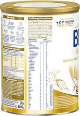 BEBA SUPREME 2 Folgemilch nach 6 Monaten, nur Laktose, palmölfrei, 6er Pack (6 x 800g) Naty Shop