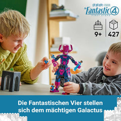 LEGO ǀ Marvel Fantastic Four Vs. Galactus Baufigur – Bauset mit Superhelden – Spielset mit The Thing, Invisible Woman und Human Torch – Kreatives Geschenk für Jungen und Mädchen – 76316