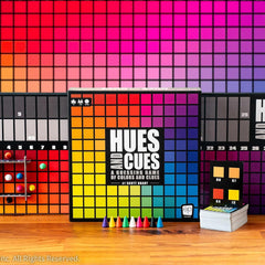 Hues and Cues – Joc de societate pentru seri de jocuri în familie – Joc de petrecere – The OP – Pentru 3-10 jucători – Versiune în limba engleză