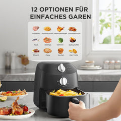 Midea Heißluftfritteuse 2L, 1150W Airfryer, ölfrei, Heißluftfritteuse, automatische Abschaltfunktion Haushaltsgeräte Naty Shop