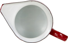 910550 – Cană roșie de lapte, servește 0,50 litri.