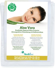 Mediflow aloe vera față de pernă, protector de pernă, bumbac, alb, 40 X 80 Cm Perne standard Naty Shop 40 X 80 Cm
