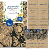 Magic Garden Seeds – Mitteleuropäisches Heilpflanzensamen-Set – 12 traditionelle Sorten beliebter Heilpflanzen – Erbstücksorten – Gartenzubehör – Pflanzensamen – Geschenk für Gartenliebhaber