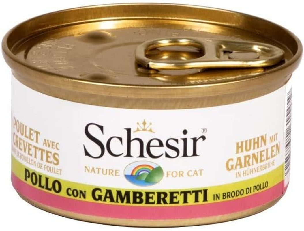 Cat in broth file de pui, hrană pentru pisici umedă în propriul bulion de gătit, 24 cutii X 70 G