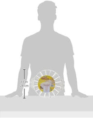 Separator de tort Kaiser Classic original, plastic, 31,5 cm, separator de tort pentru 14 sau 16 felii egale, separator de tort cu două fețe, alb