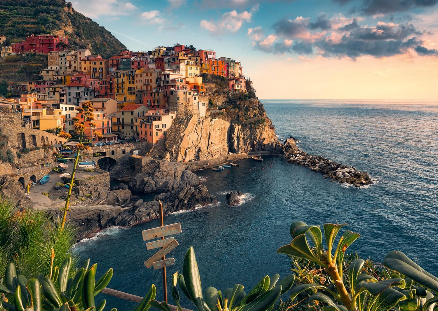 Ravensburger Puzzle 12000755 - Cinque Terre - puzzle jigsaw de 1000 de piese pentru adulți și copii de peste 14 ani Puzzle Naty Shop Design nou