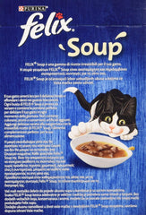 PURINA Suppe Katze Köstliche Auswahl mit Rindfleisch, mit Huhn, mit Lamm - 48 Beutel à 48 g je 48 g (8 Packungen à 6 x 48 g)