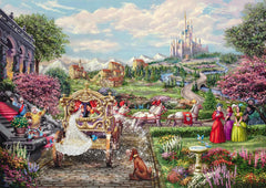 Schmidt Spiele 58038 Disney, Cenusareasa fericita pentru totdeauna, Thomas Kinkade, puzzle jigsaw 1000 piese, multicolor Puzzle Naty Shop