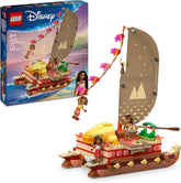 LEGO® Disney Moana 2: Moanas Abenteuerfloß – Spielzeugboot mit Segeln, abnehmbarem Deck, Lagerfeuer und 3 Minipuppen, darunter Loto und Moni – Geschenk für Mädchen ab 6 Jahren und Fans – 43270 Bausätze Beuche den LEGO-Store Standardtitel