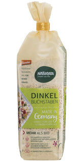 Buchstaben, Dinkelmehl hell 1 x 250 g