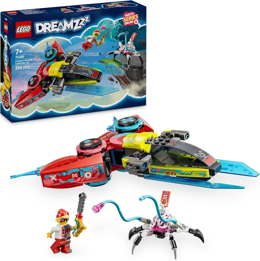 LEGO Dreamzzz Coopers Fliegender Videospiel-Controller Fantastisches Spielzeug 2-in-1-Spinnen-Minifigur-Videospielset Geschenk für Mädchen und Jungen ab 7 Jahren 71489 Bausets Besuche den LEGO-Store Standardtitel