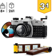 LEGO Creator 3-in-1-Retro-Kameraspielzeug, Camcorder, Fernseher, Schreibtischdekoration für Kinder oder Schlafzimmerzubehör, Fotogeschenke für Mädchen und Jungen ab 8 Jahren 31147 Bausets Besuchen Sie den LEGO-Store