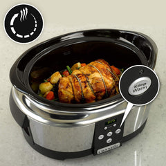 Crockpot, Slow Cooker elektronisch, 5,7 L (5-6 Personen) Slow Cooker Naty Shop