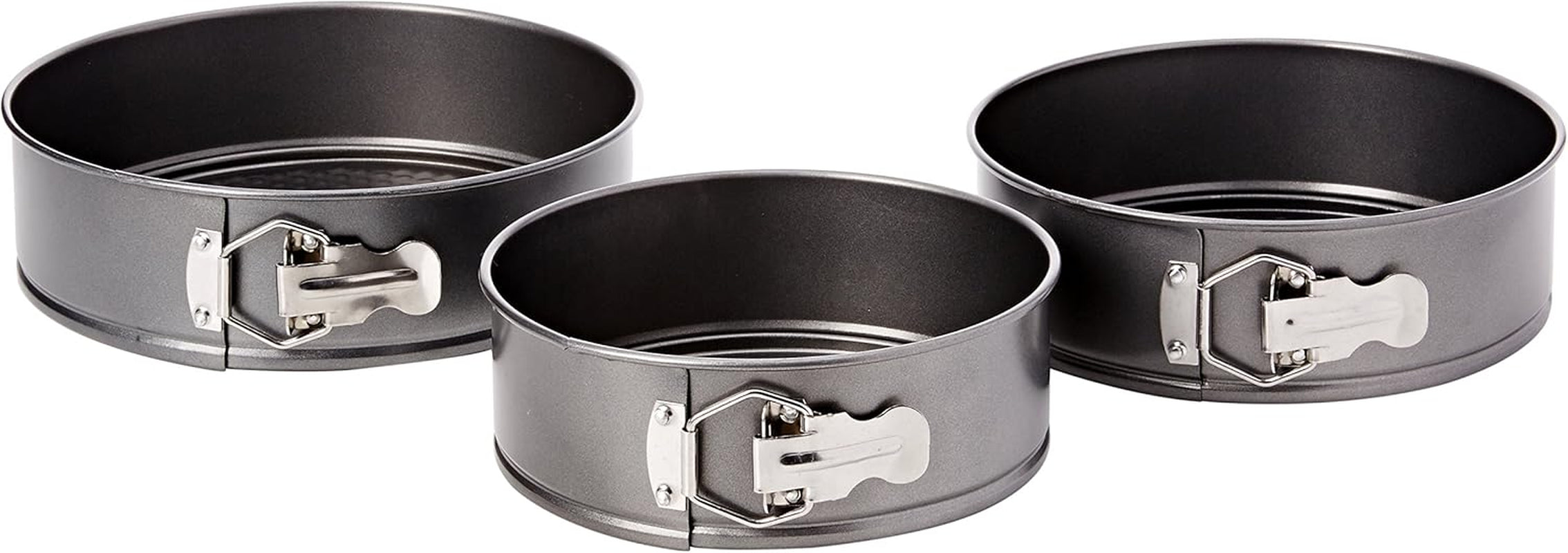 Chef Aid, Tavi pentru copt, diverse modele si marimi Matrite si tavi pentru copt Naty Shop Springform-Set, 3Er-Pack