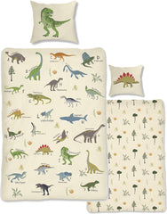 Skybrands Dino Bettwäsche 135X200 Jungen Bettwäsche Dinosaurier Baumwolle 2Tlg Kinder Bettwäsche Dinosaurier 135X200 + Beutel Naty Shop Default Title
