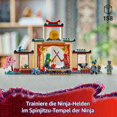 LEGO NINJAGO Spinjitzu Ninja Tempel – Spielset mit 4 Minifiguren und 1 Drachenfigur – Bauset – Weihnachts- oder Geburtstagsgeschenk für Jungen und Mädchen ab 4 Jahren 71831 Bausets Besuchen Sie den LEGO-Store