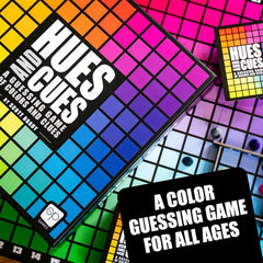 Hues and Cues – Joc de societate pentru seri de jocuri în familie – Joc de petrecere – The OP – Pentru 3-10 jucători – Versiune în limba engleză